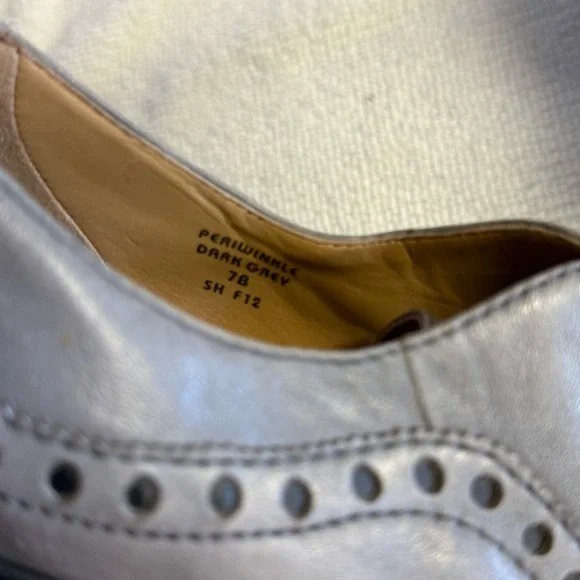 Earth Women's Gray Lace-Up Heels - Picture 6 of 7